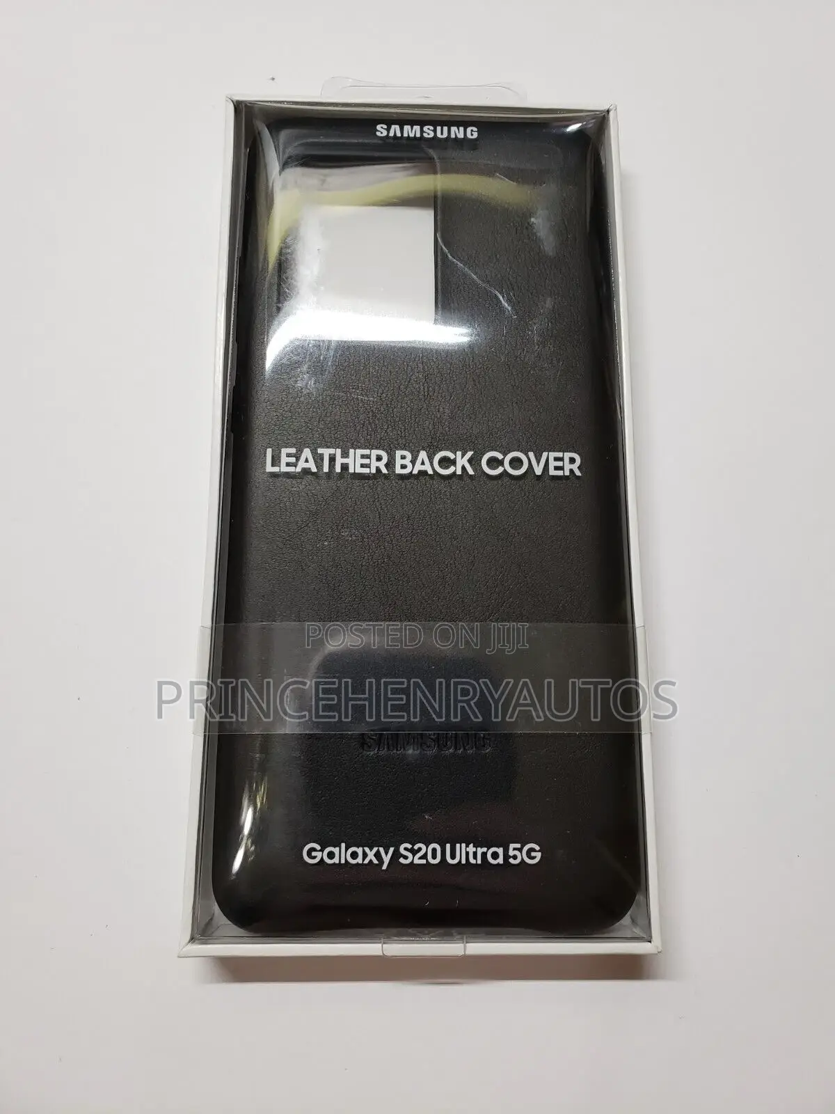 Leather Back Cover Case for Samsung Galaxy S20 Ultra
