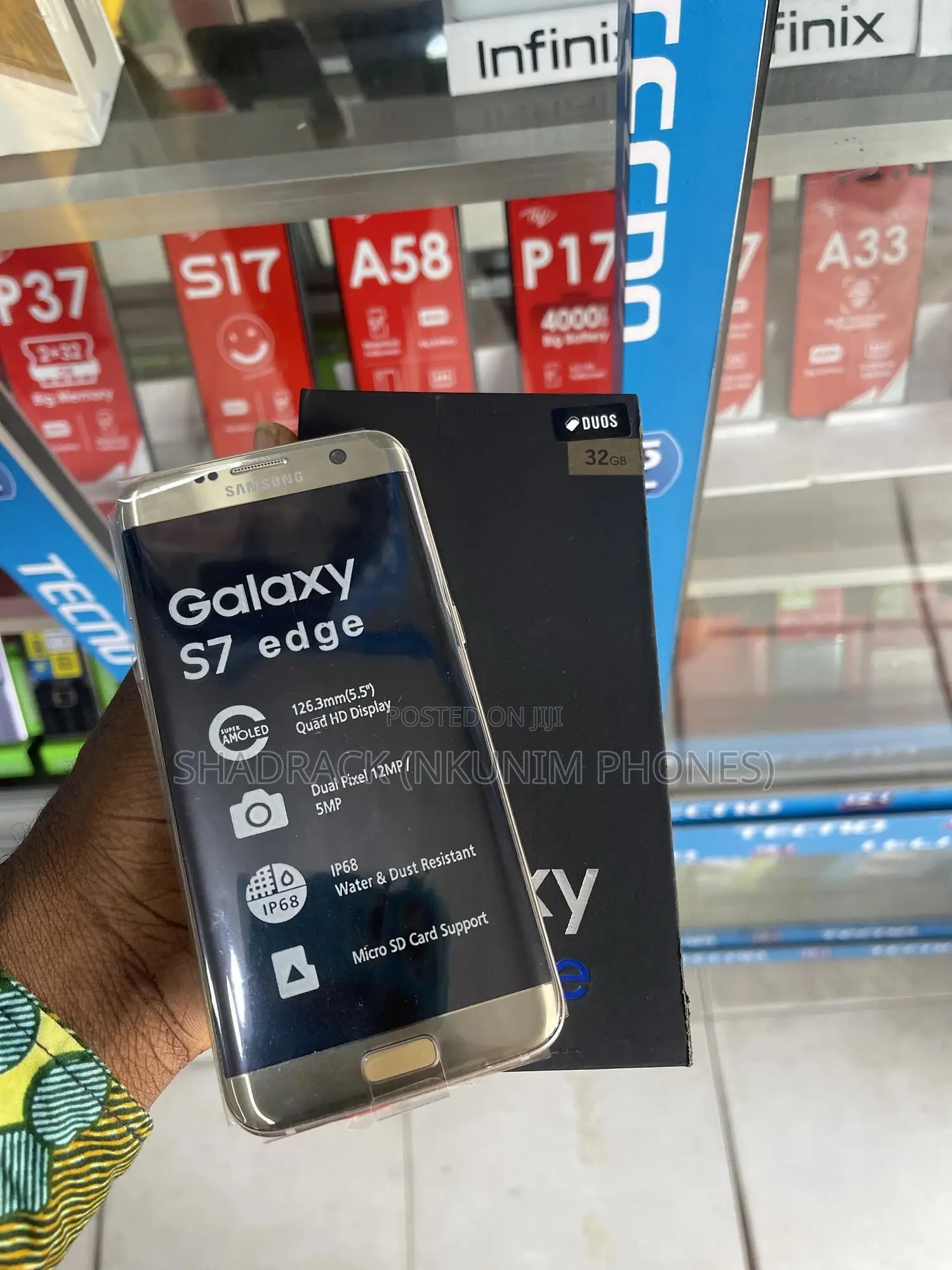 New Samsung Galaxy S7 edge 32 GB Gold