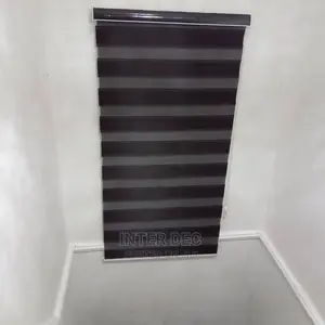 Lovely Black Zebra Blinds Curtains