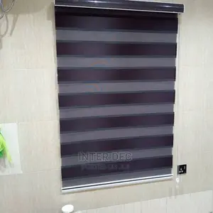 Lovely Black Zebra Blinds Curtains