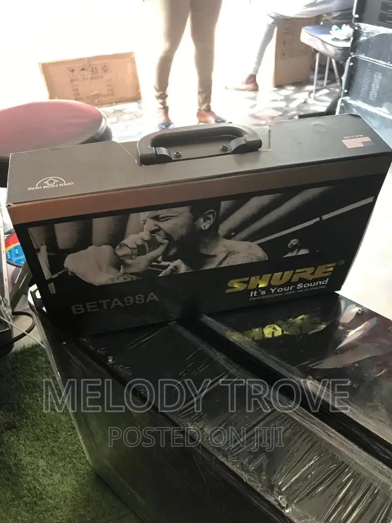 Shure Beta 58A Cord Microphone.