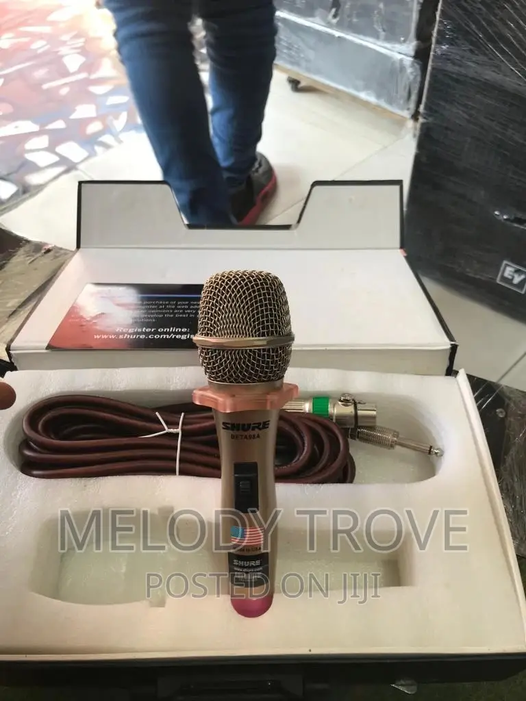 Shure Beta 58A Cord Microphone.