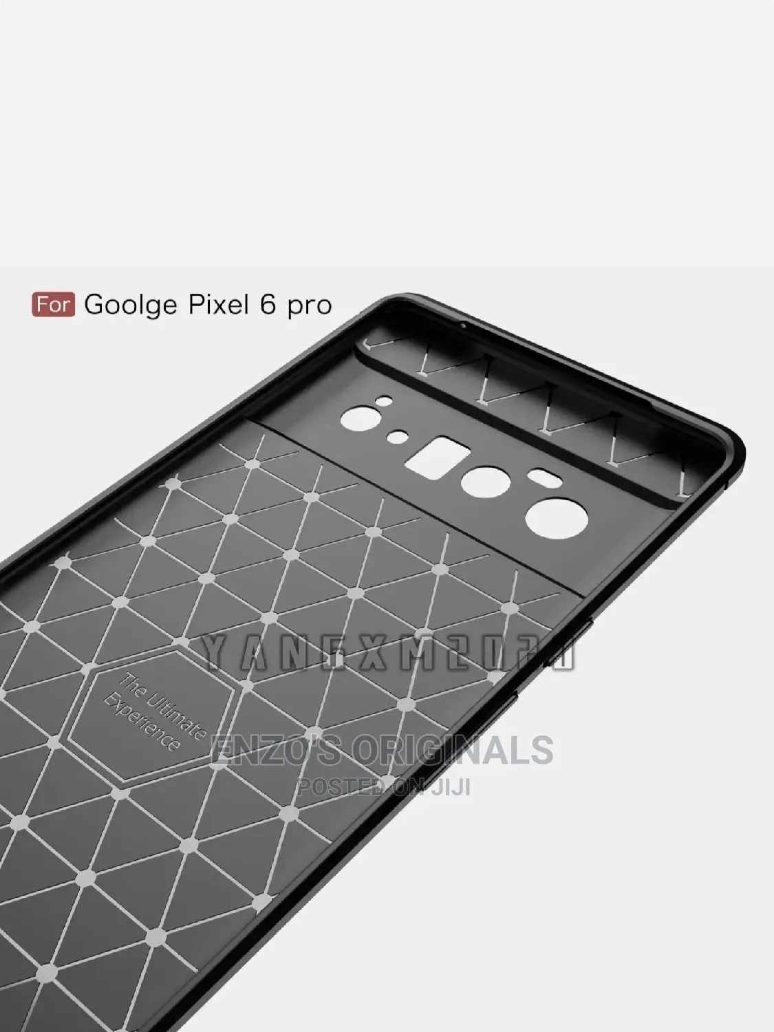 Google Pixel 6 6 Pro Carbon Fiber Case Black