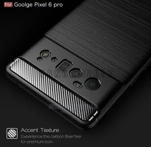 Google Pixel 6 6 Pro Carbon Fiber Case Black