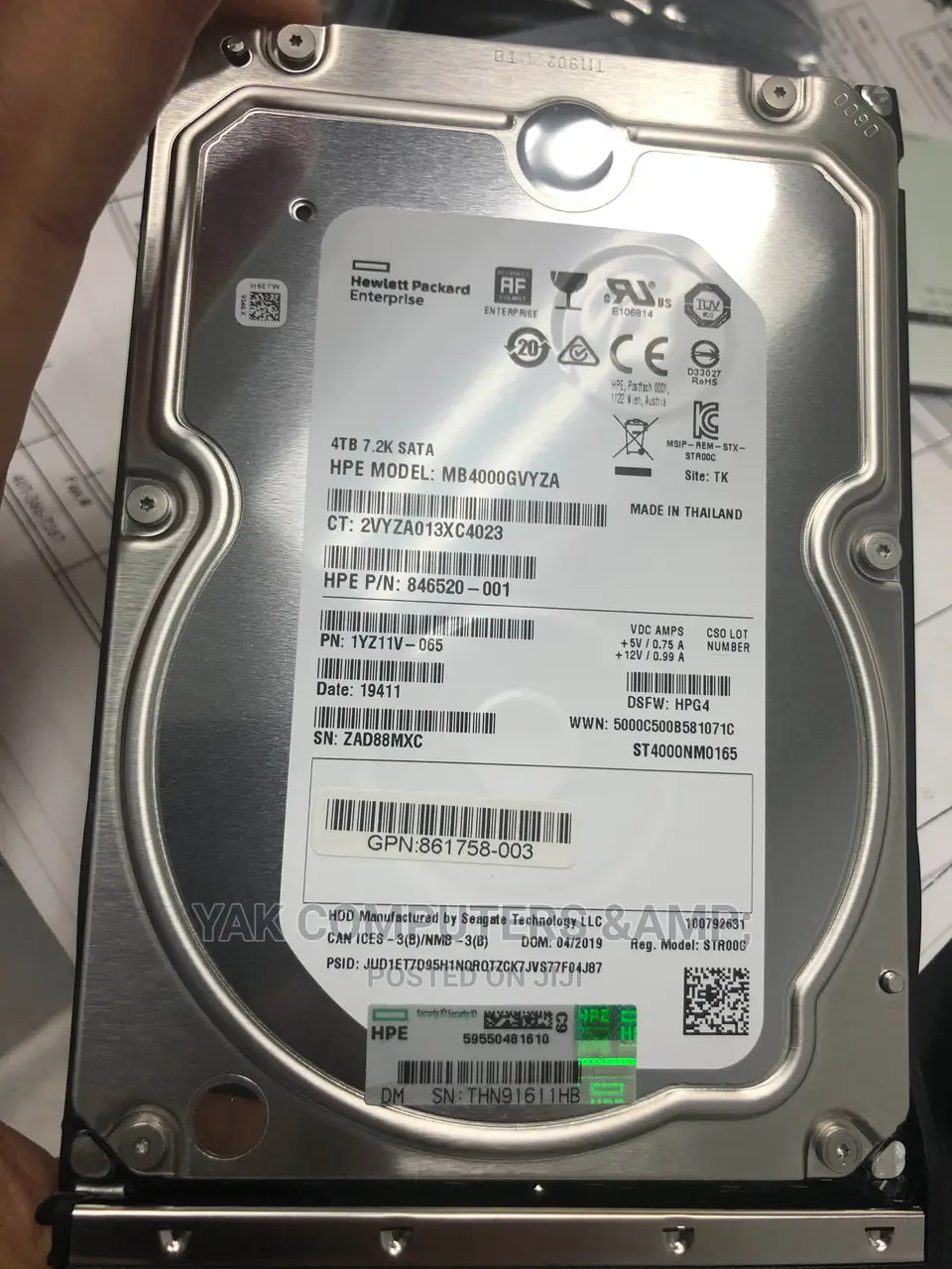 4tb Hewlett Packard Desktop Drive 4r Desktop and CCTVS