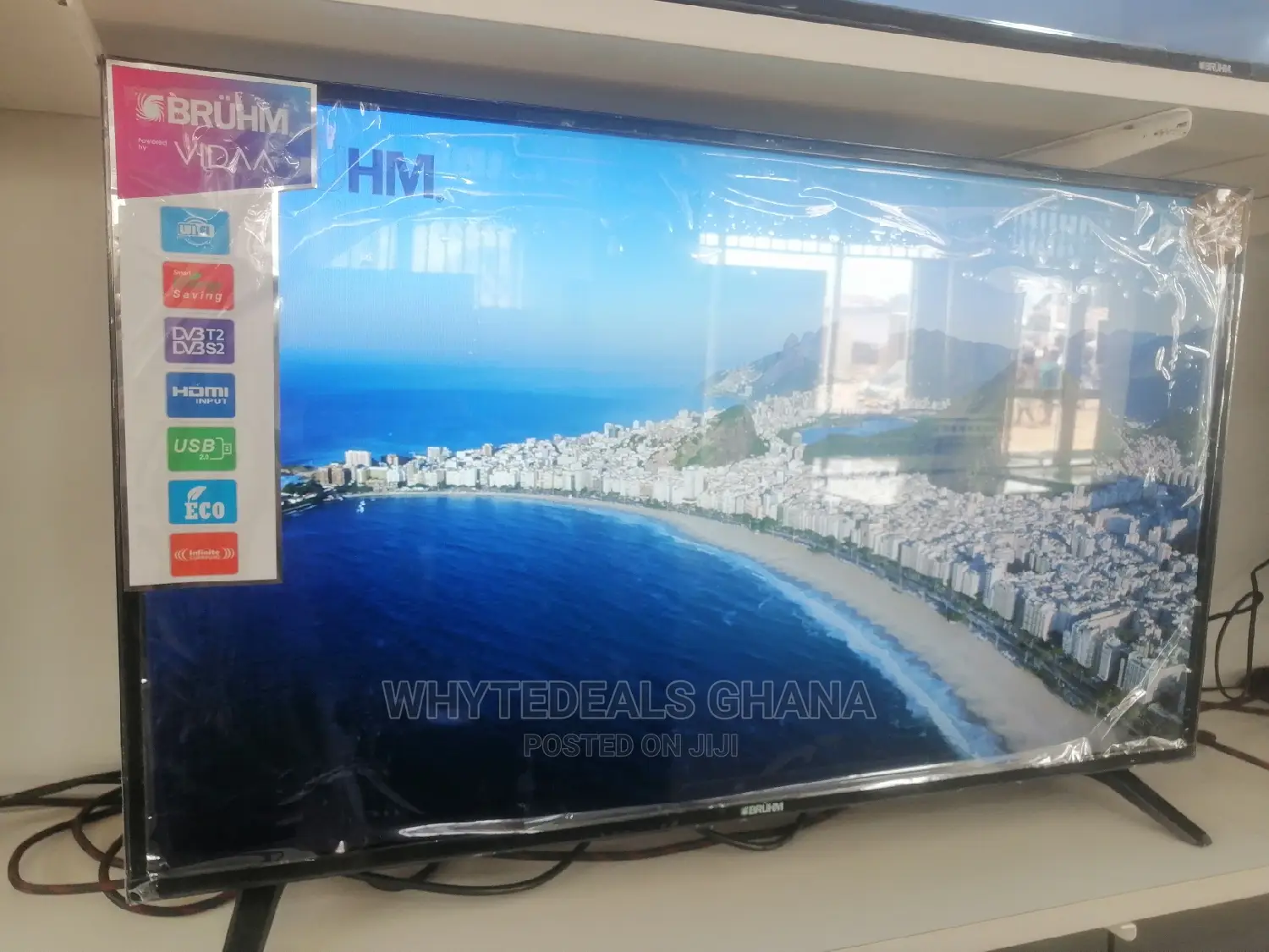 Bruhm Smart 43 Inch Full HD Bluetooth LED TV Free Wall Mount