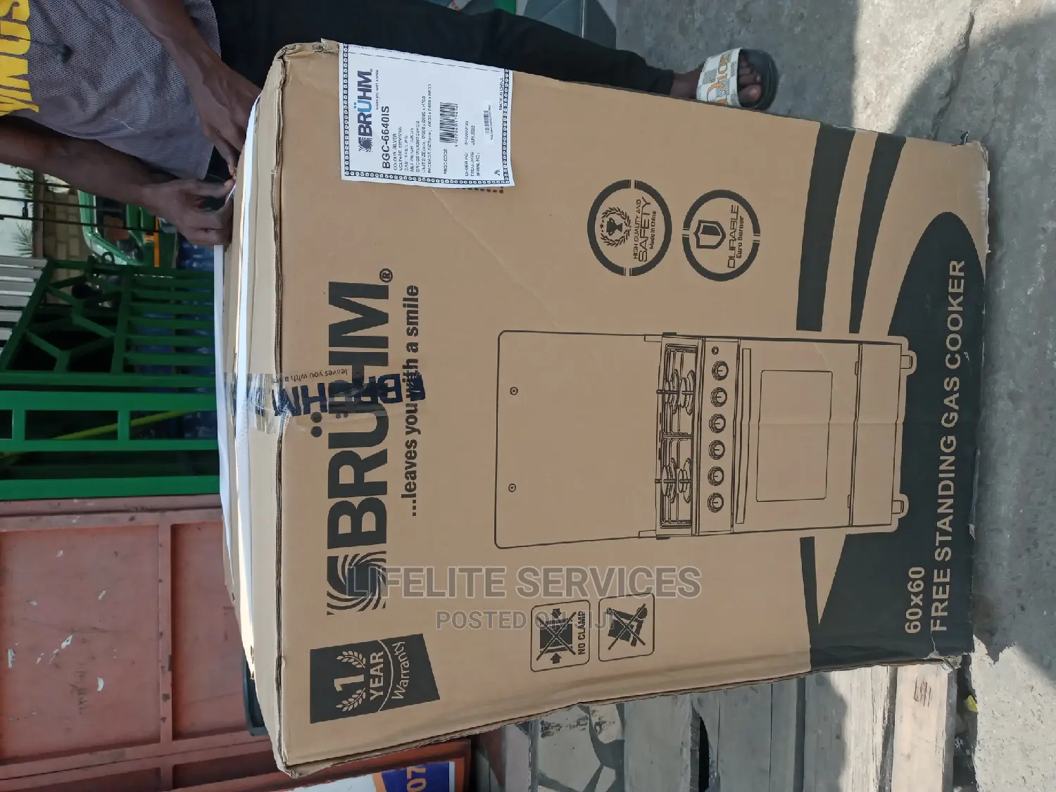 Stainless Gas Cooker With Grill(60×60)