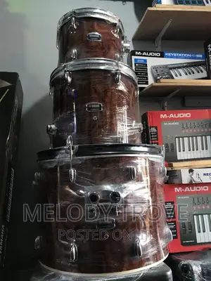 Yamaha High-Grade Drums (Sleek Brown Colour)