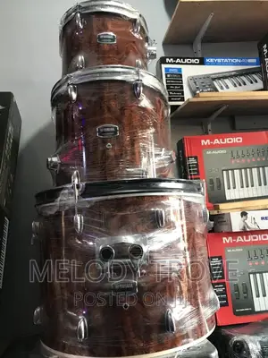 Yamaha High-Grade Drums (Sleek Brown Colour)