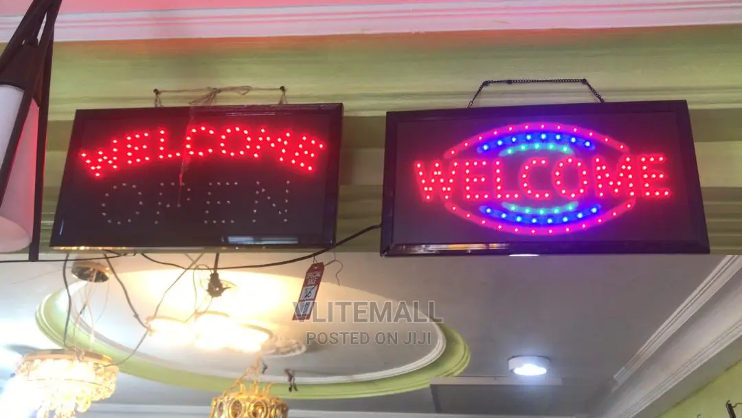 Open Welcome Signage for Stores