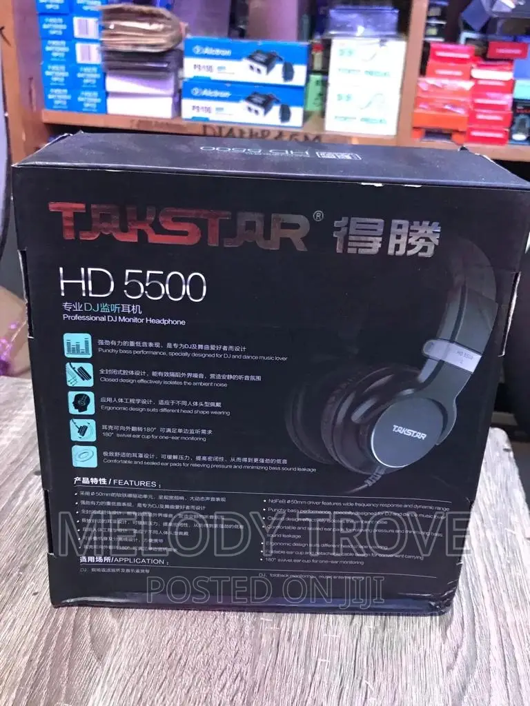 Takstar HD5500 Closed-Back Studio/Dj Headphones