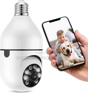 3mp Cctv Light Bulb Ptz Camera 1080p