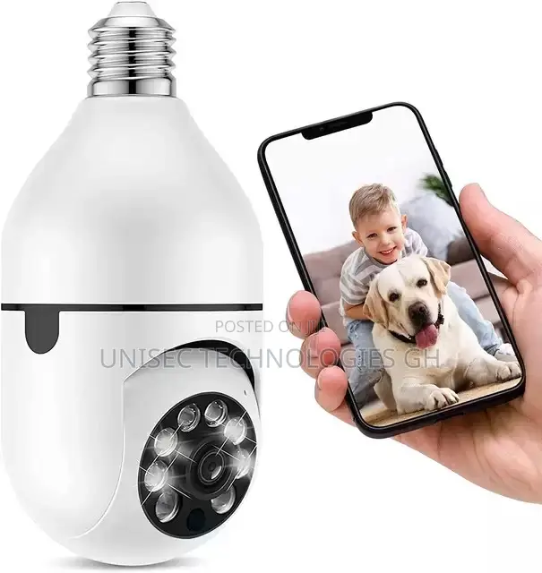 3mp Cctv Light Bulb Ptz Camera 1080p