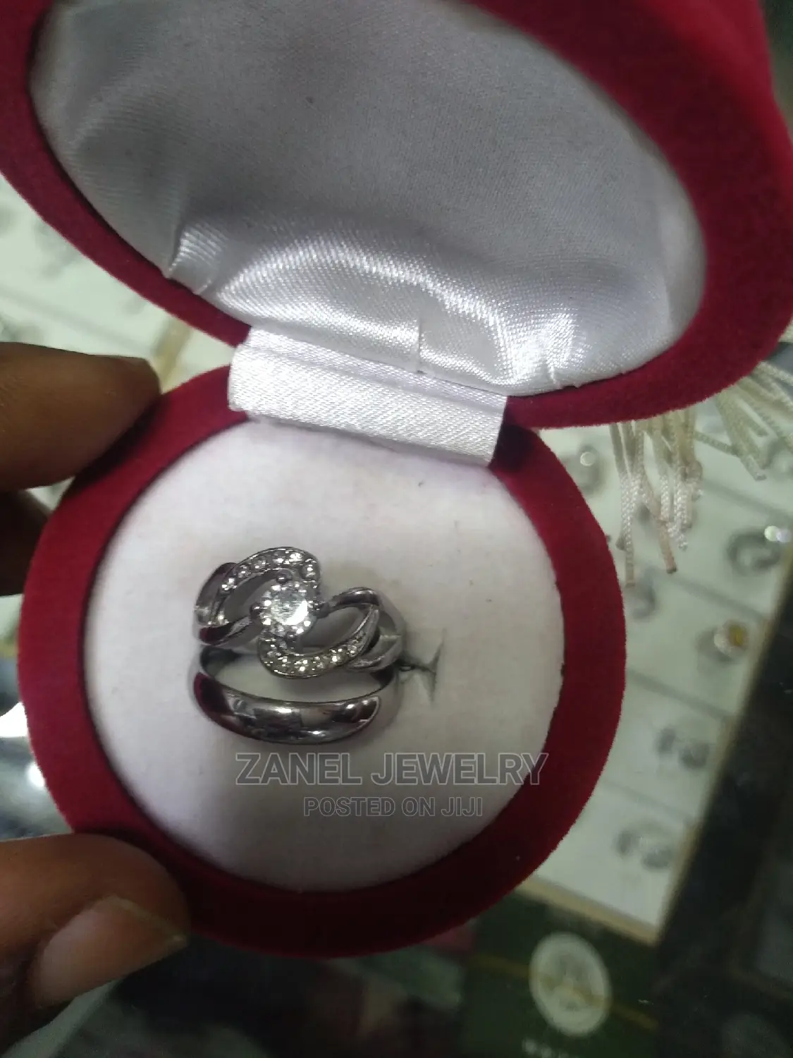 Titanium Silver Rings