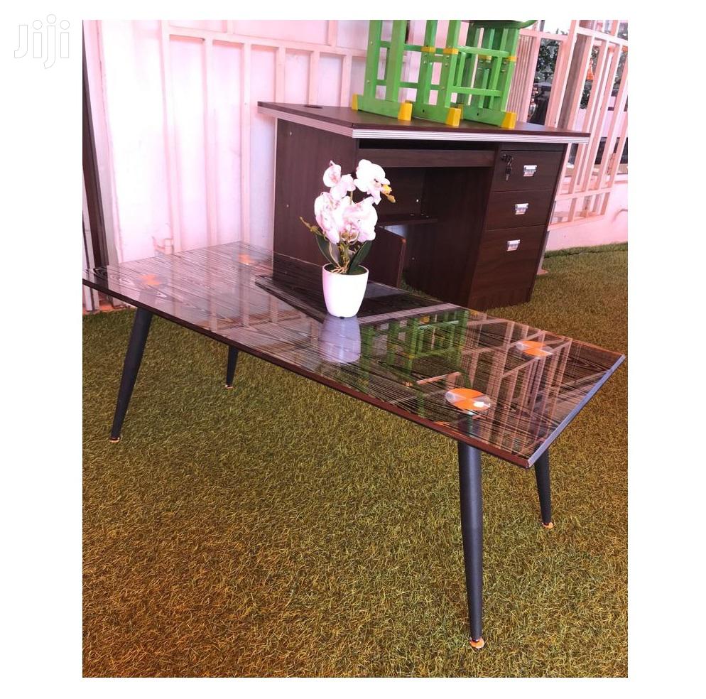 Center Table With Classic Glass Design With Free Delivery