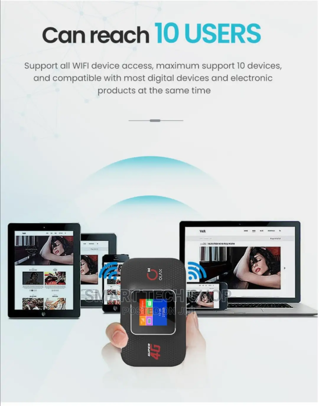 4G OLAX MF982 Wifi Router 3000mah Mifi Universal 14hrs Batt