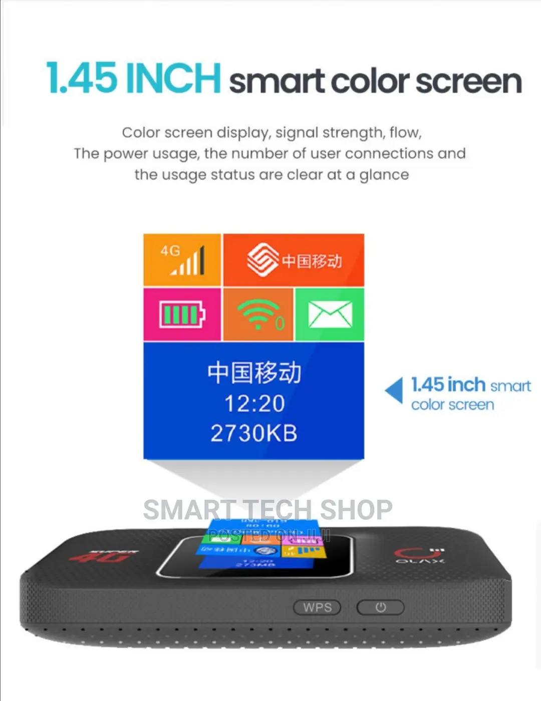 4G OLAX MF982 Wifi Router 3000mah Mifi Universal 14hrs Batt