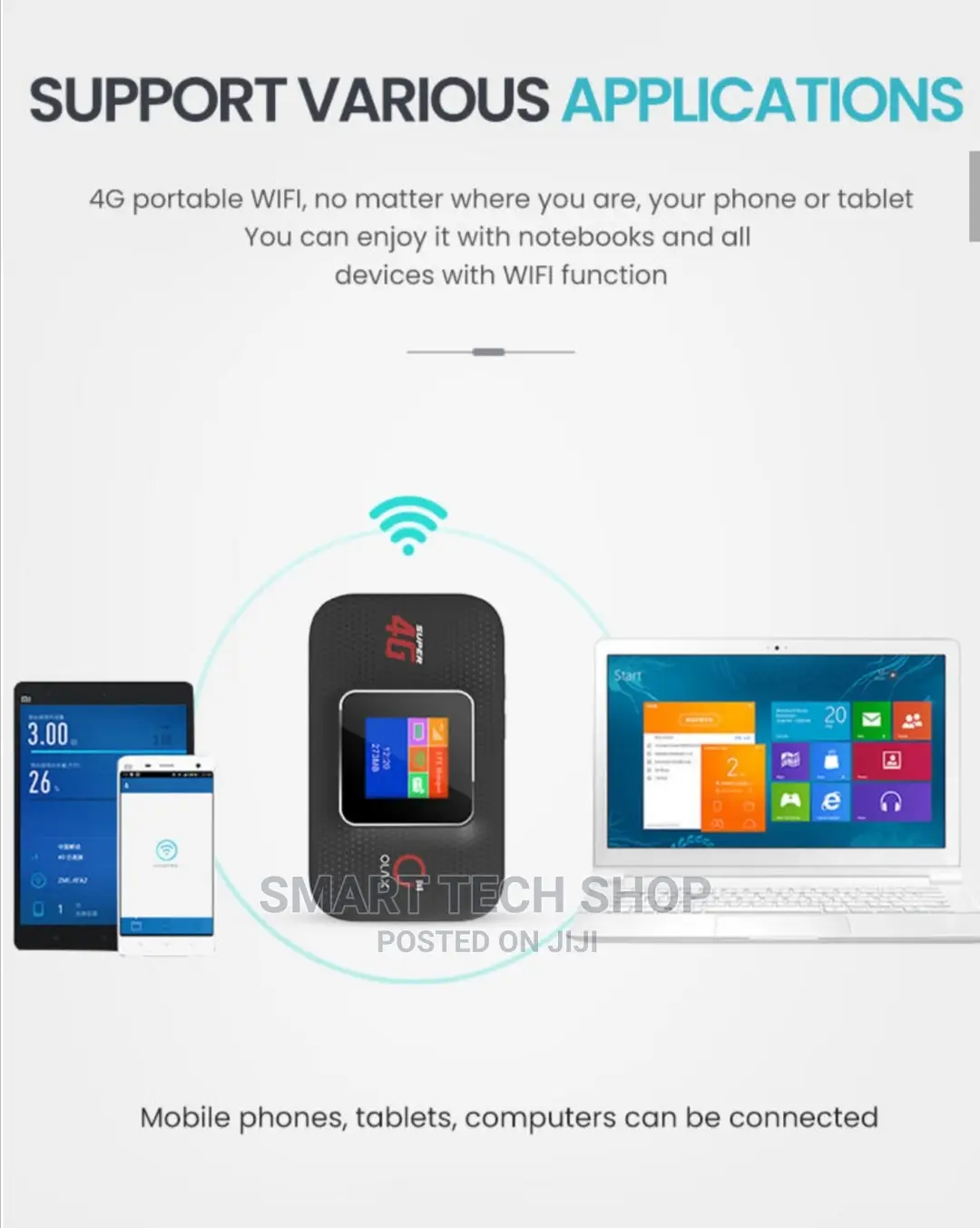 4G OLAX MF982 Wifi Router 3000mah Mifi Universal 14hrs Batt