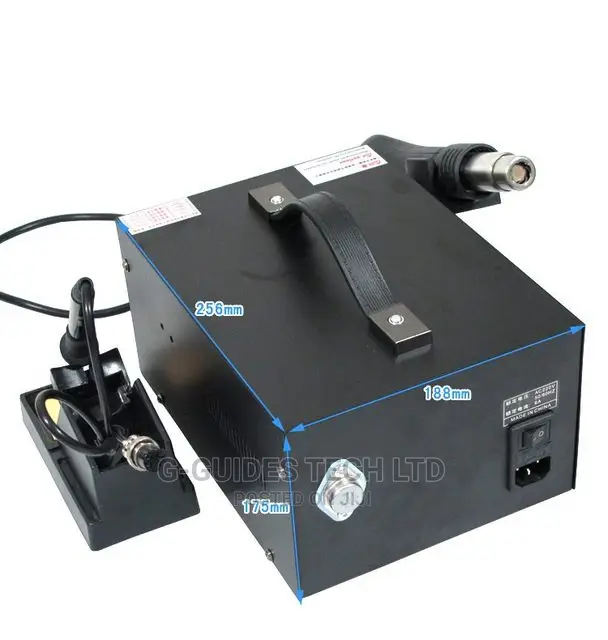 Saike 909D 3 In 1 Rework Station With Hot Air Gun