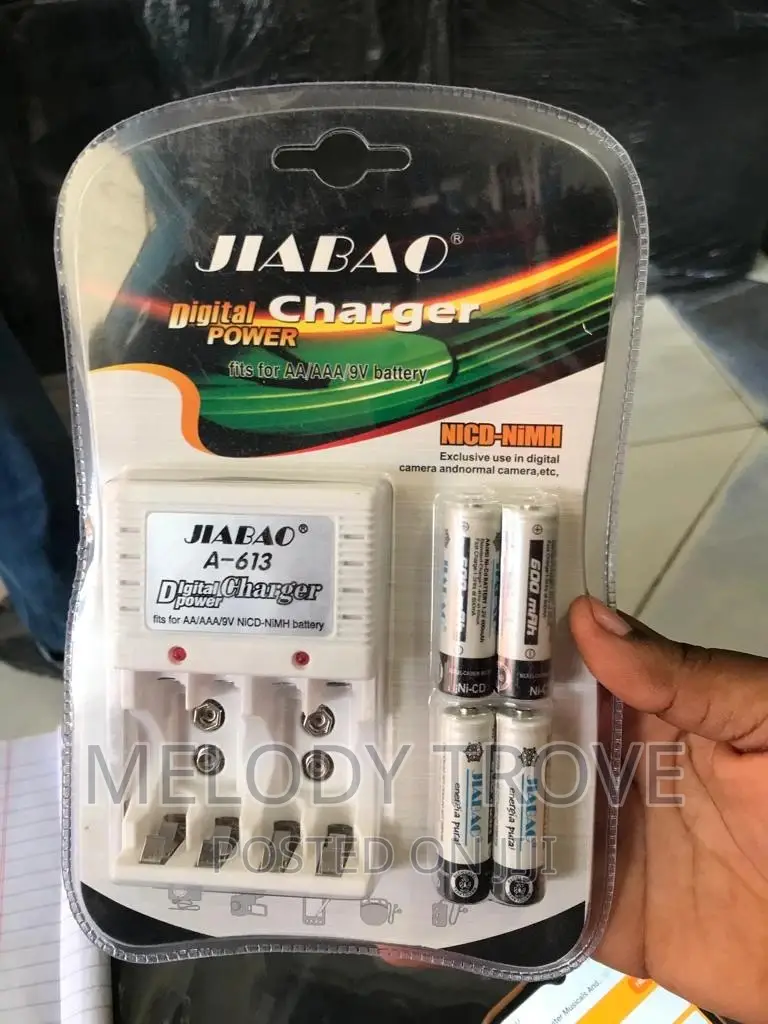 JIABAO A-613 Digital Power Charger With Batteries