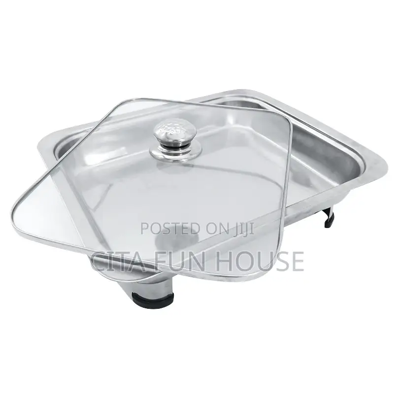 Chaffing Dish With Glass Lid