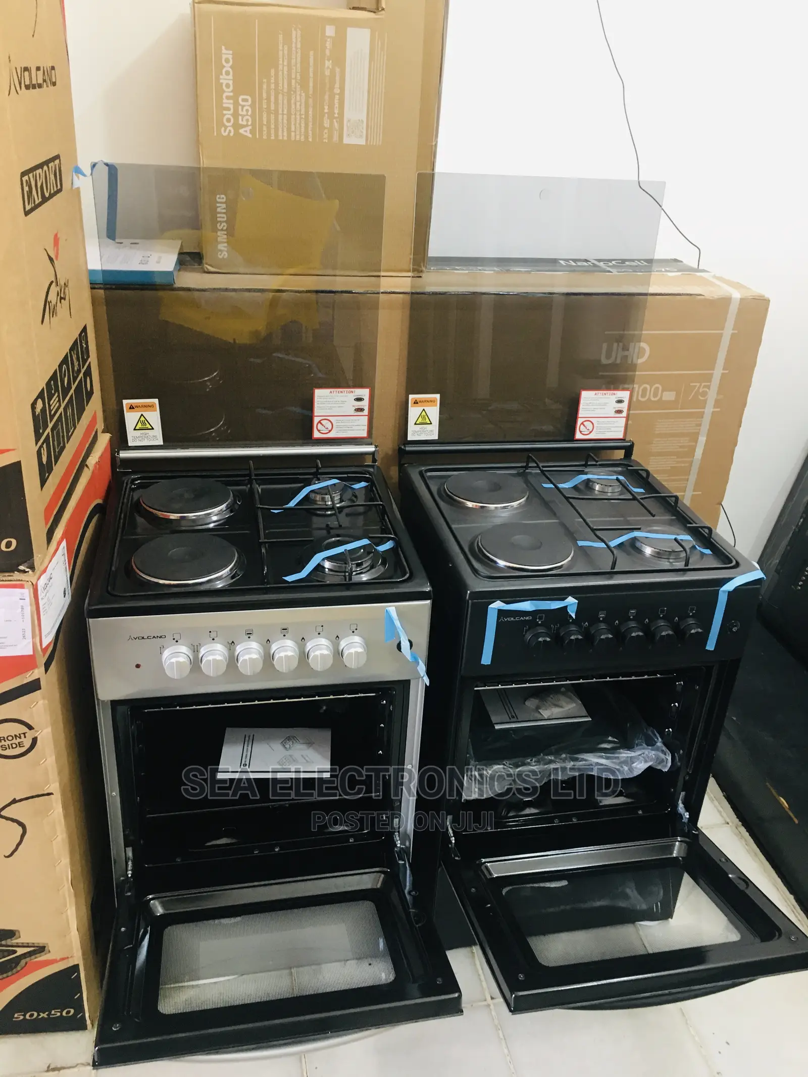 Volcano Electric and Gas Cooker 50*50 Oven and Grill Cooker