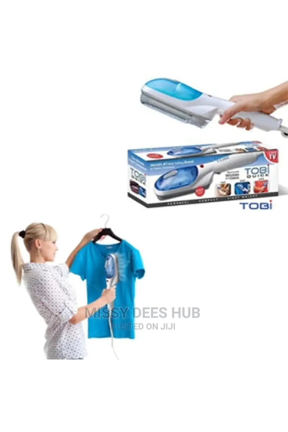 Tobi Portable Travel Steamer/ Steam Iron