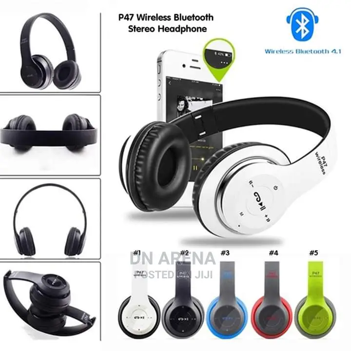 P47 Wireless Bluetooth Stereo Headphones