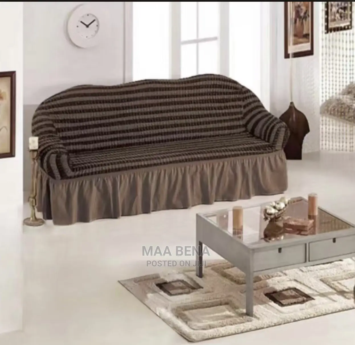 Pleated Sofa Cover