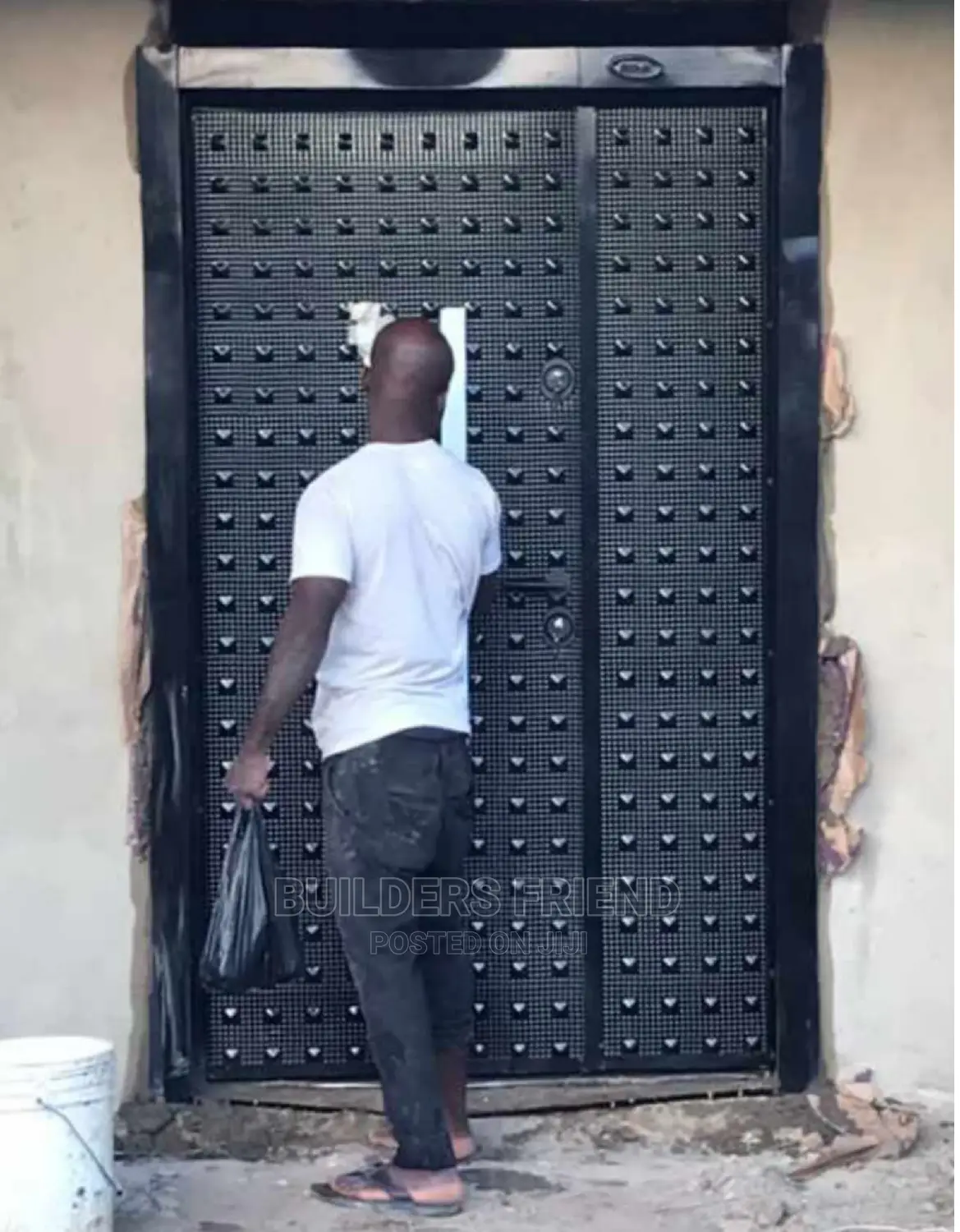 One Half Full Metallic Heavyduty Turkish Security Door Set