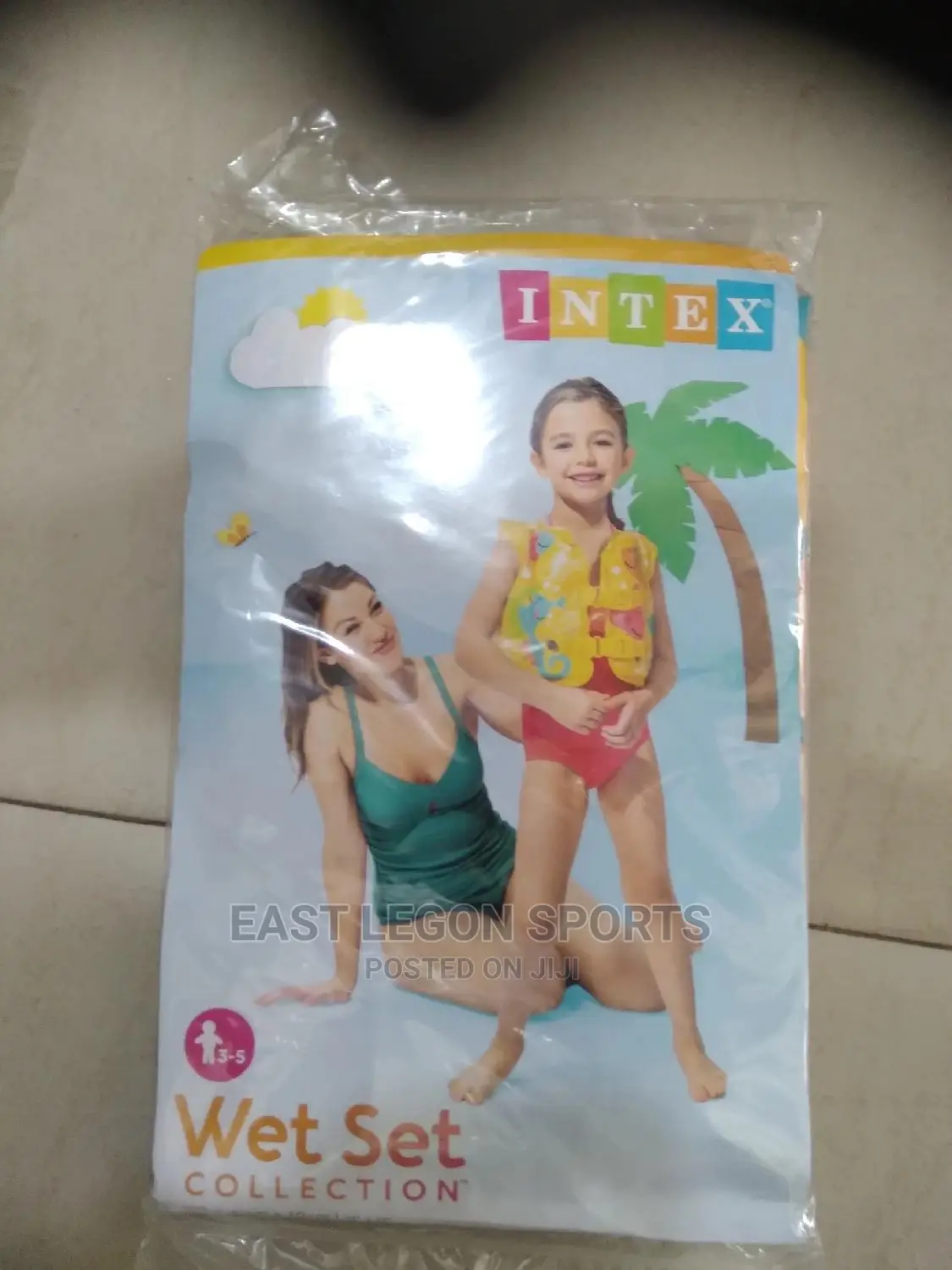 Intex Kids Swim Vest Float Life Vest Swimming Pool 3 - 7 Years