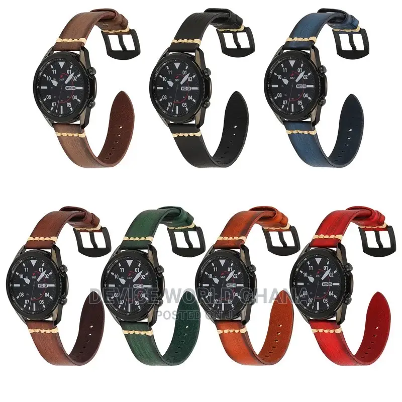 Vintage Wax Leather Strap 4 Samsung Watch/Gear/Huawei Gt Etc