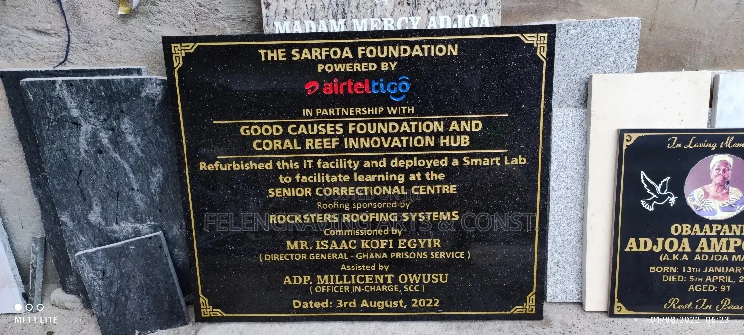 Granite, Marble and Tile Plaque