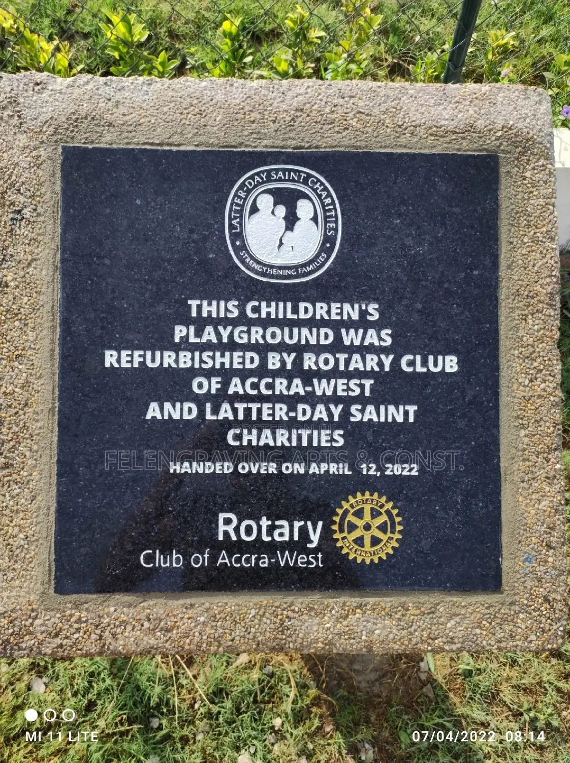 Granite, Marble and Tile Plaque