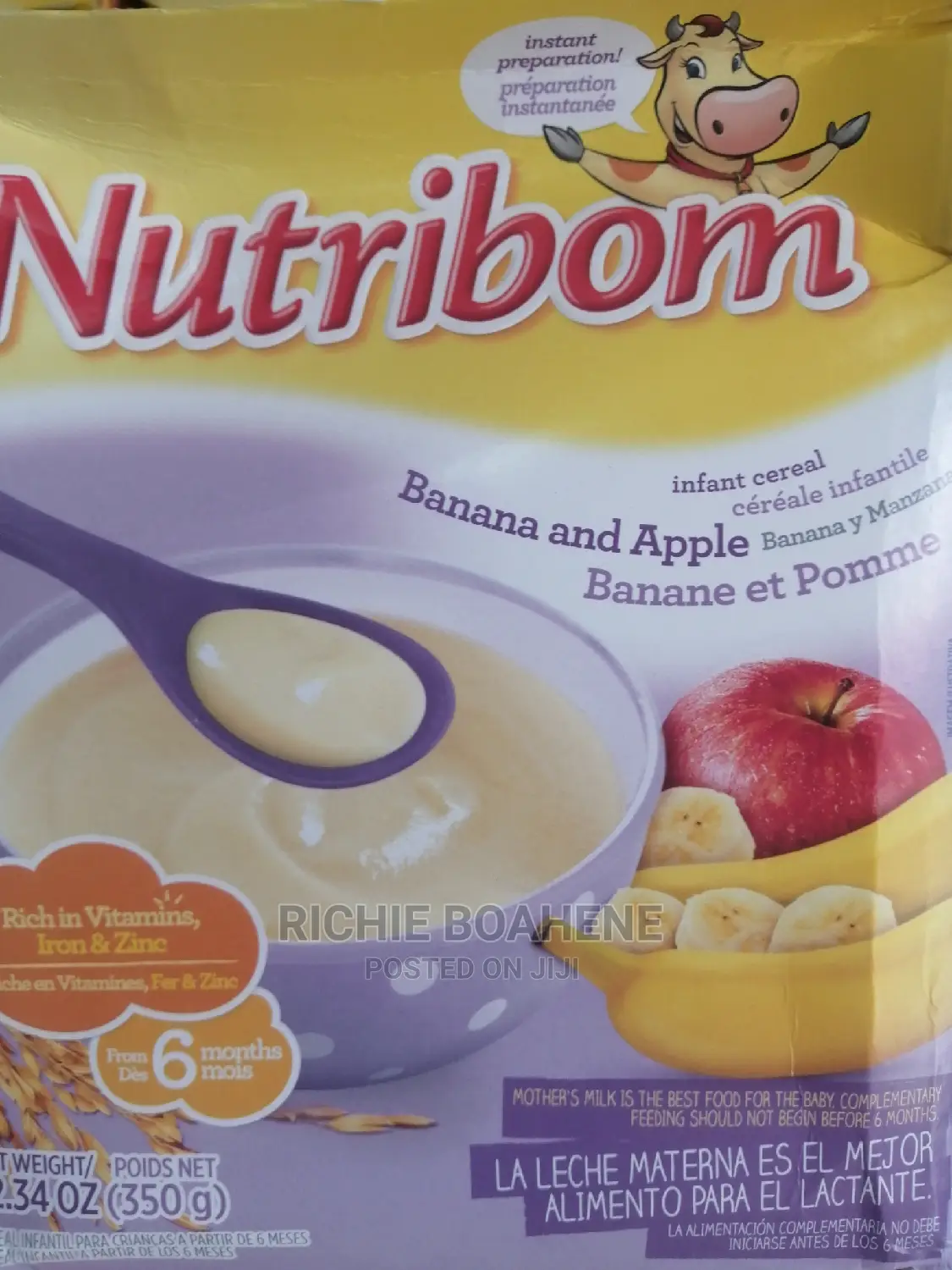 Nutribom Banana and Apple Cereal