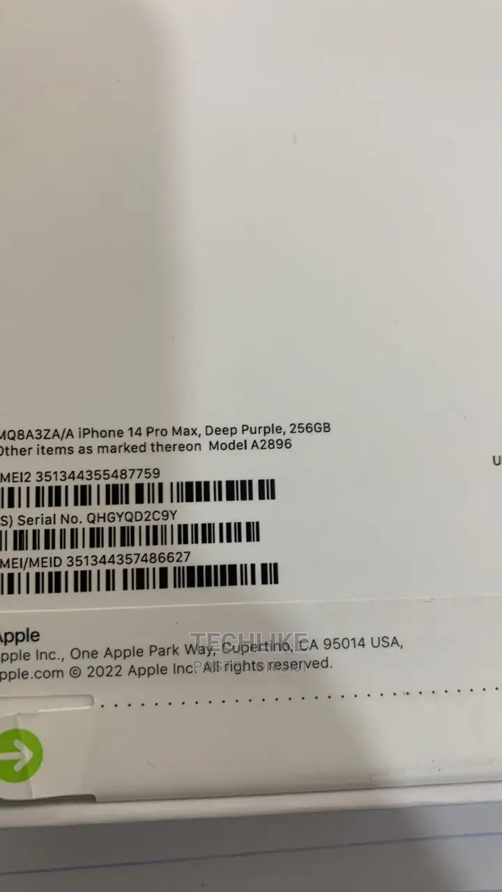 New Apple iPhone 14 Pro 256 GB Black