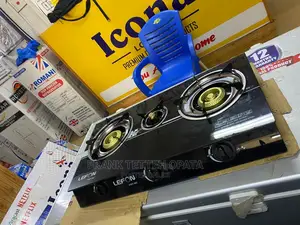 Lefon Glass 3 Burner Stove
