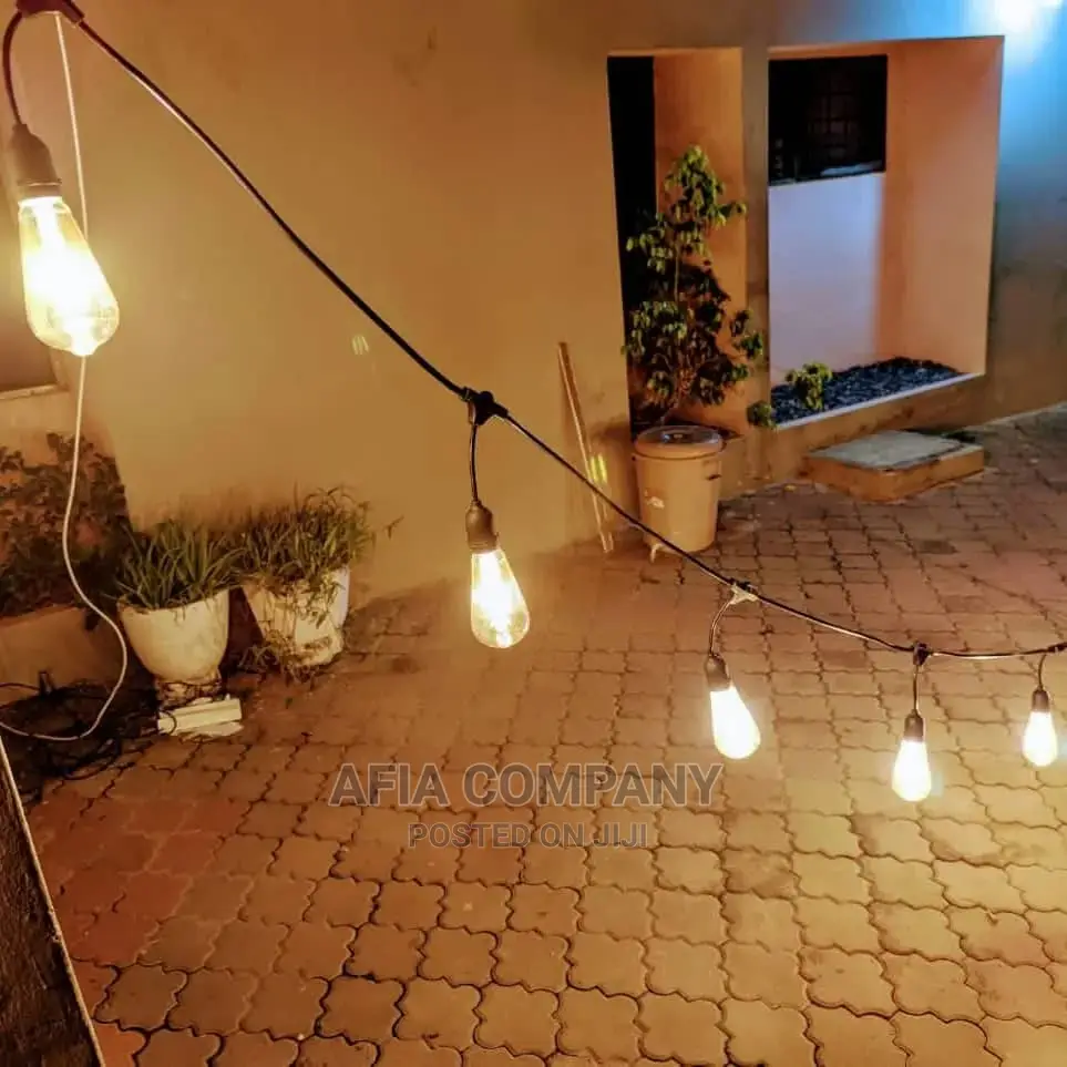 10 Meters String Light With 20 Big Bulbs and 20 Bulb Holders in Accra Metropolitan Stage