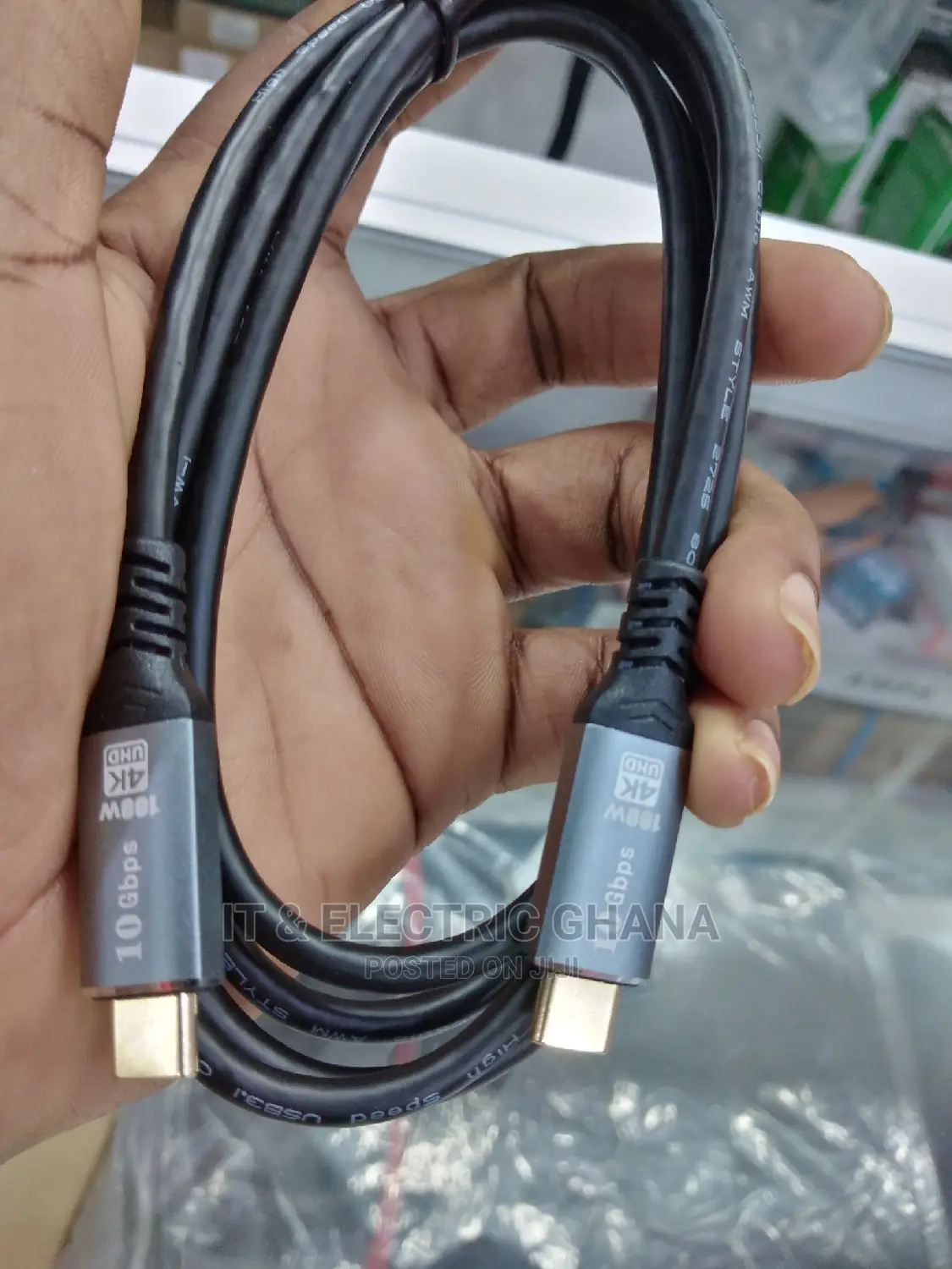 Type C to Type C 100W Data Cable 1.8m