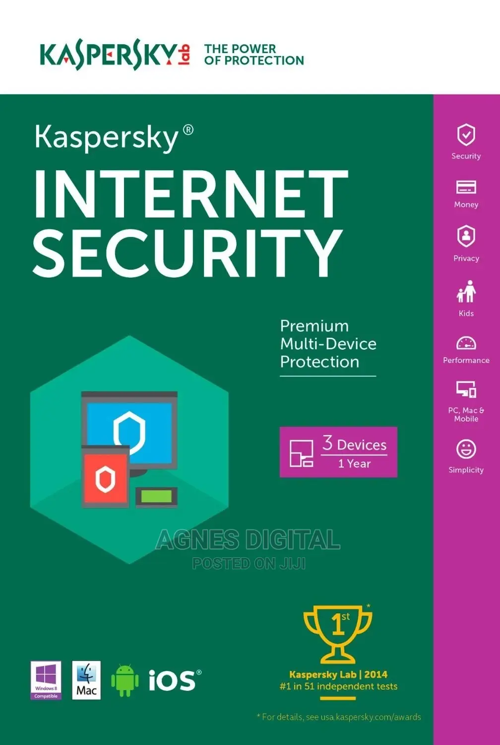Kaspersky Internet Security 2026 | 3 Devices | 1 Year
