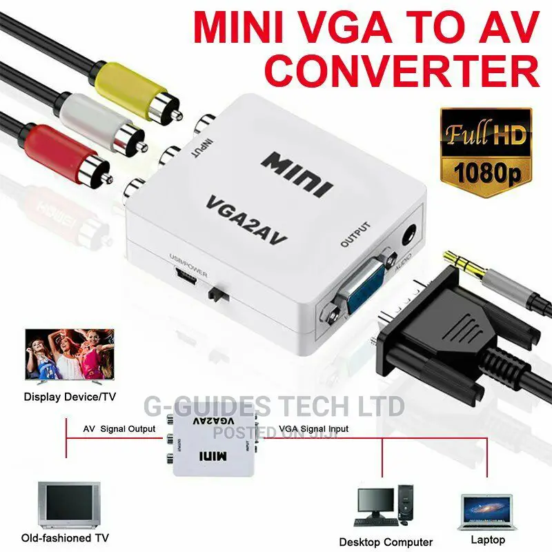VGA to AV Converter, VGA to AV Adapter