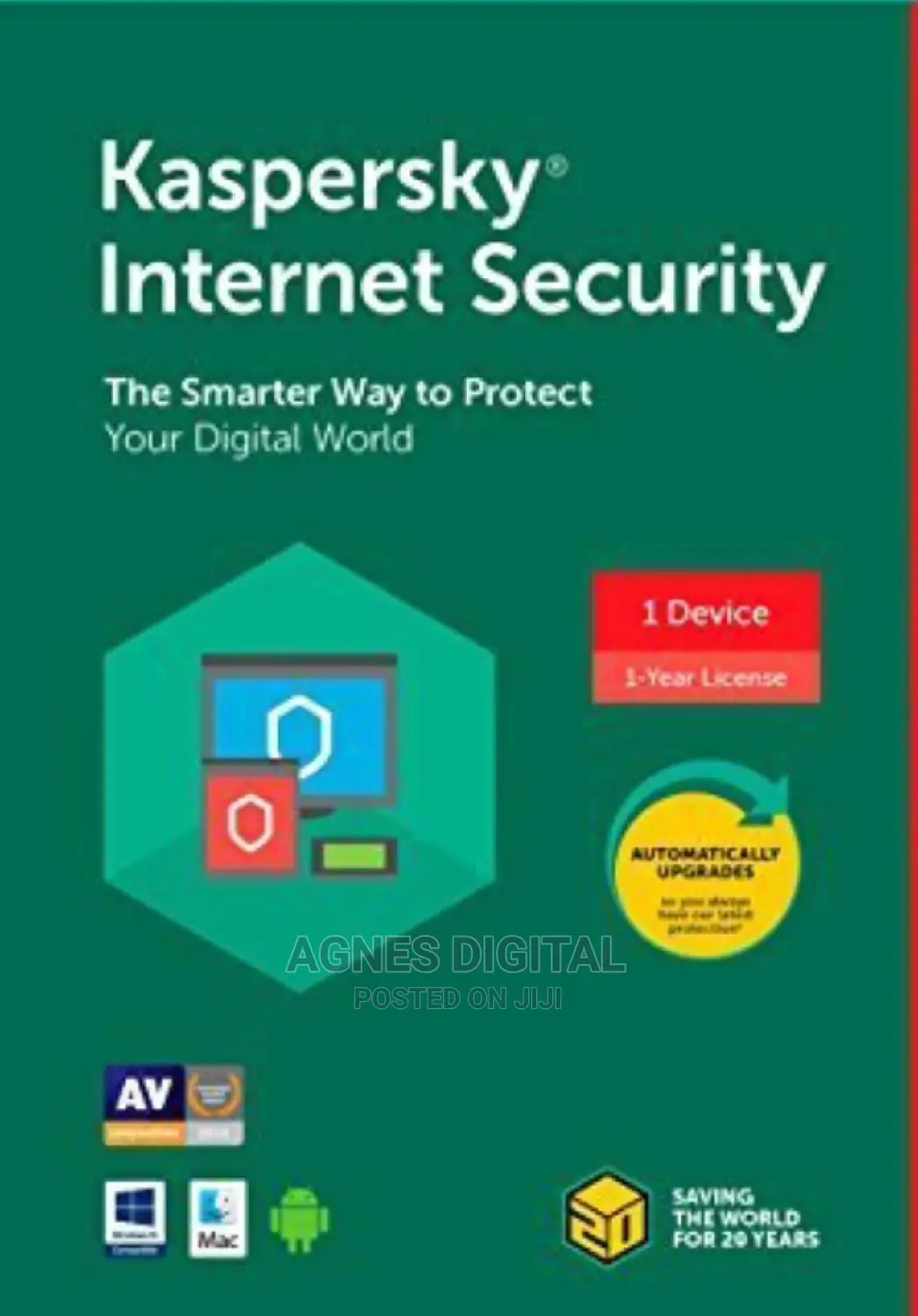 Kaspersky Internet Security 2025 10pc 1 Year Key