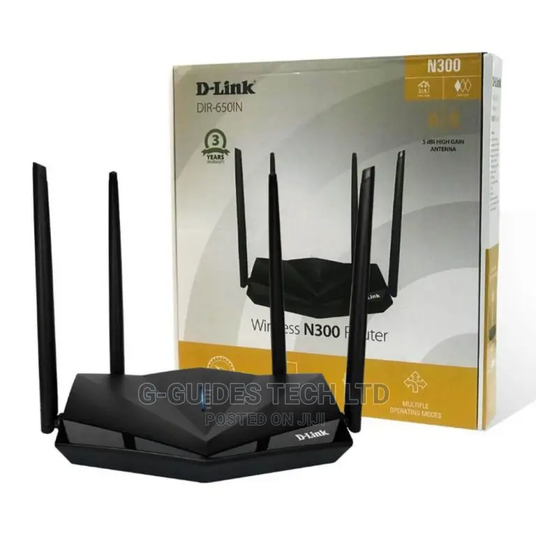 D-Link Wireless N300 High-Performance Router (DIR-650IN)
