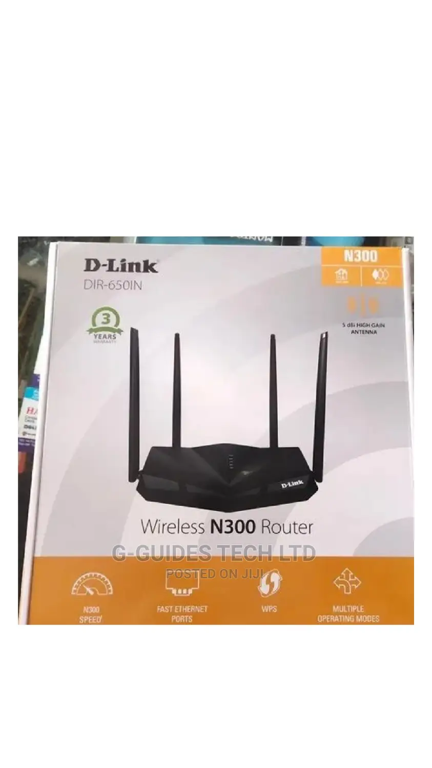D-Link Wireless N300 High-Performance Router (DIR-650IN)