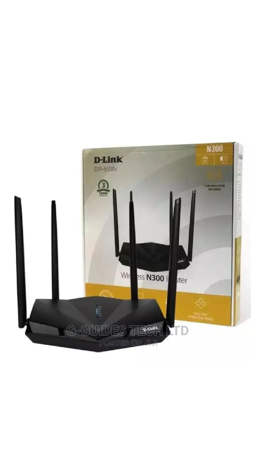 D-Link Wireless N300 High-Performance Router (DIR-650IN)