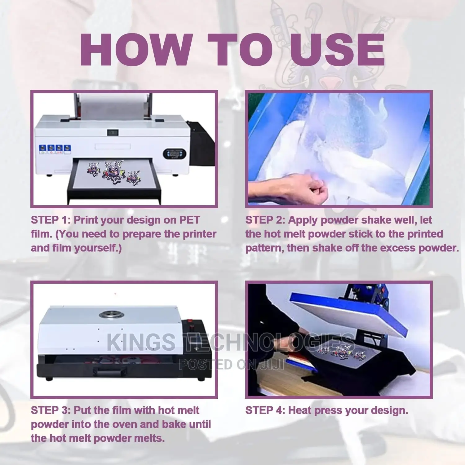 1KG DTF Hot Adhesive Powder