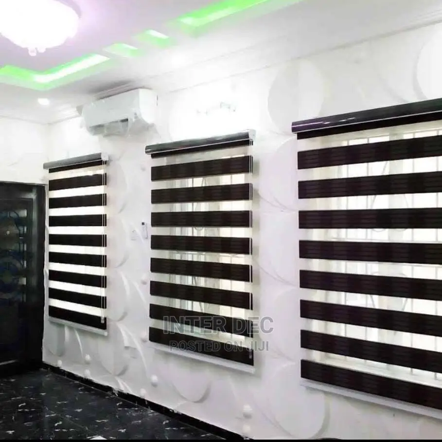 Black Zebra Blinds Curtains for Your Living Room