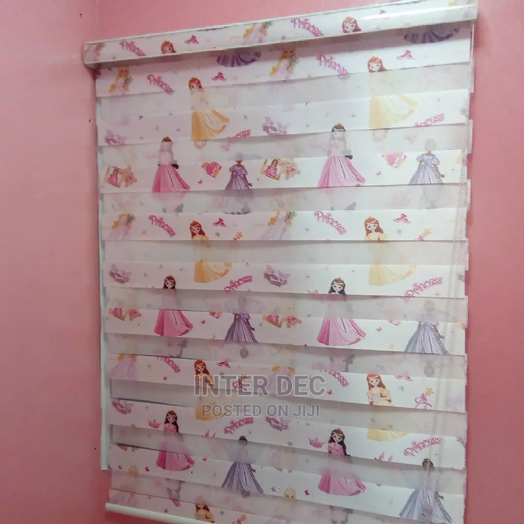 Lovely Blinds Curtains With Designs