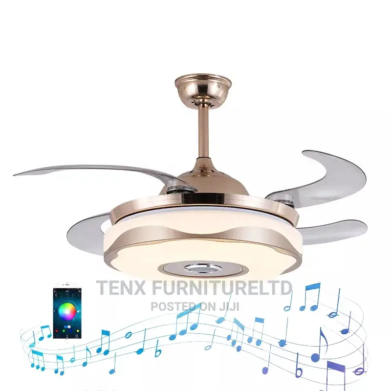 Ceiling Fan With Remote Control( 3 - Blade LED Smart)