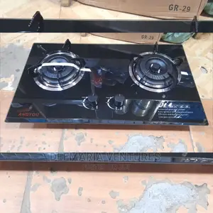 AYGAZ Built in 2 Burner Auto Ignition Glass Top Gas Hob